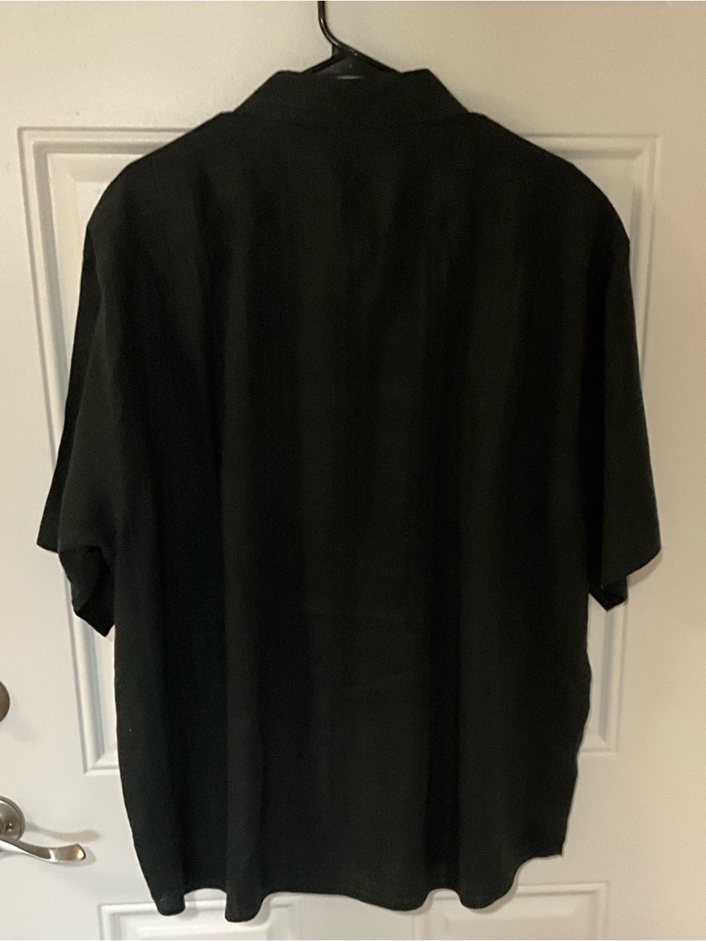 Tommy Bahama Black Short-Sleeve Button-Down Shirt